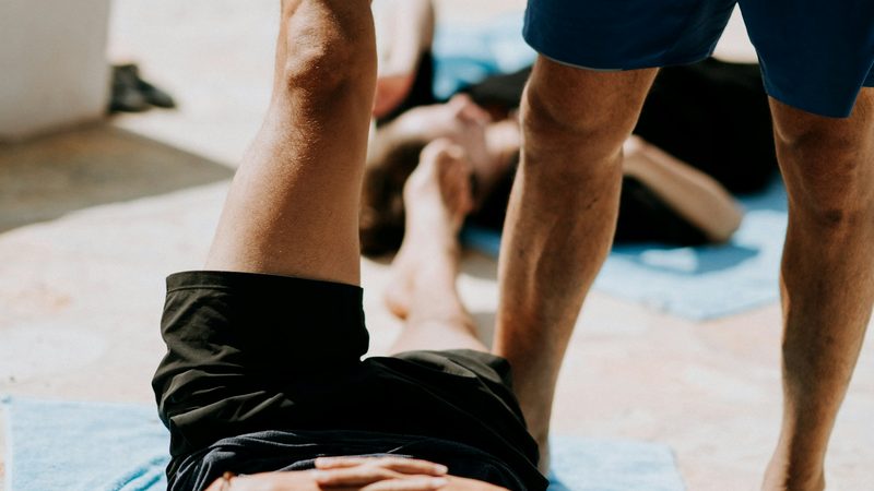 Assisted stretching and mobility exercise
